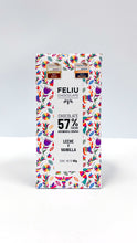 Cargar imagen en el visor de la galería, Con Vainilla 57% cacao - Barra de chocolate con leche (80g)